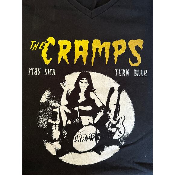The Cramps Rock T Shirt Women’s Size Small Black - Picture 3 of 3